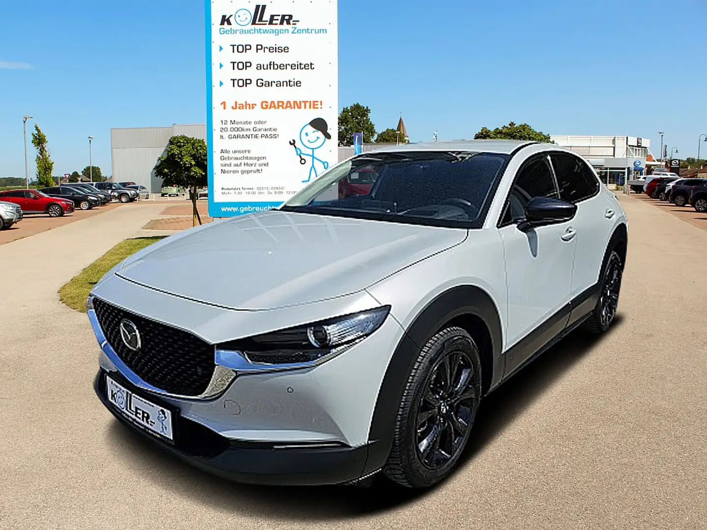 Mazda CX-30 e-Skyactive G150 Homura Aut. Weiß - 1