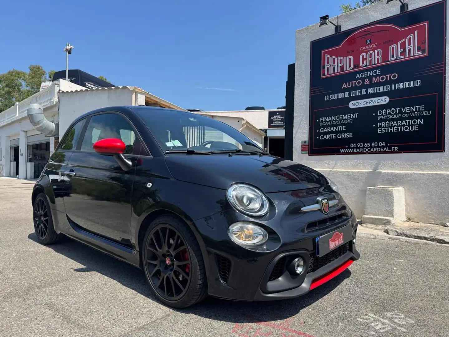 Fiat 500 Fiat 500 1.4i 16V - 160 - BVR Abarth 595 Pista PHA Noir - 1