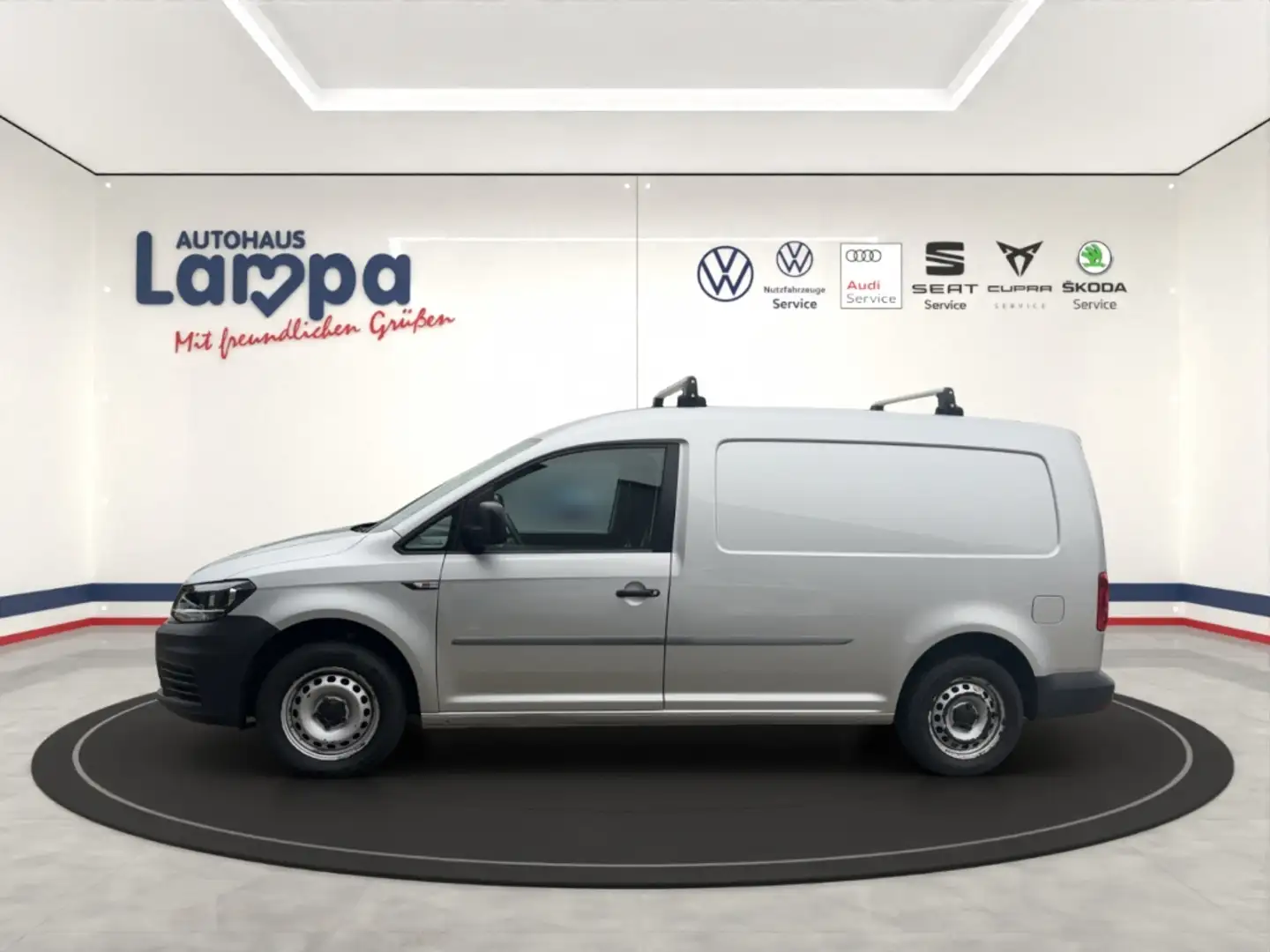 Volkswagen Caddy Kasten 2.0 TDI 5-Gang AHK,PDC,BT,AC Silber - 2