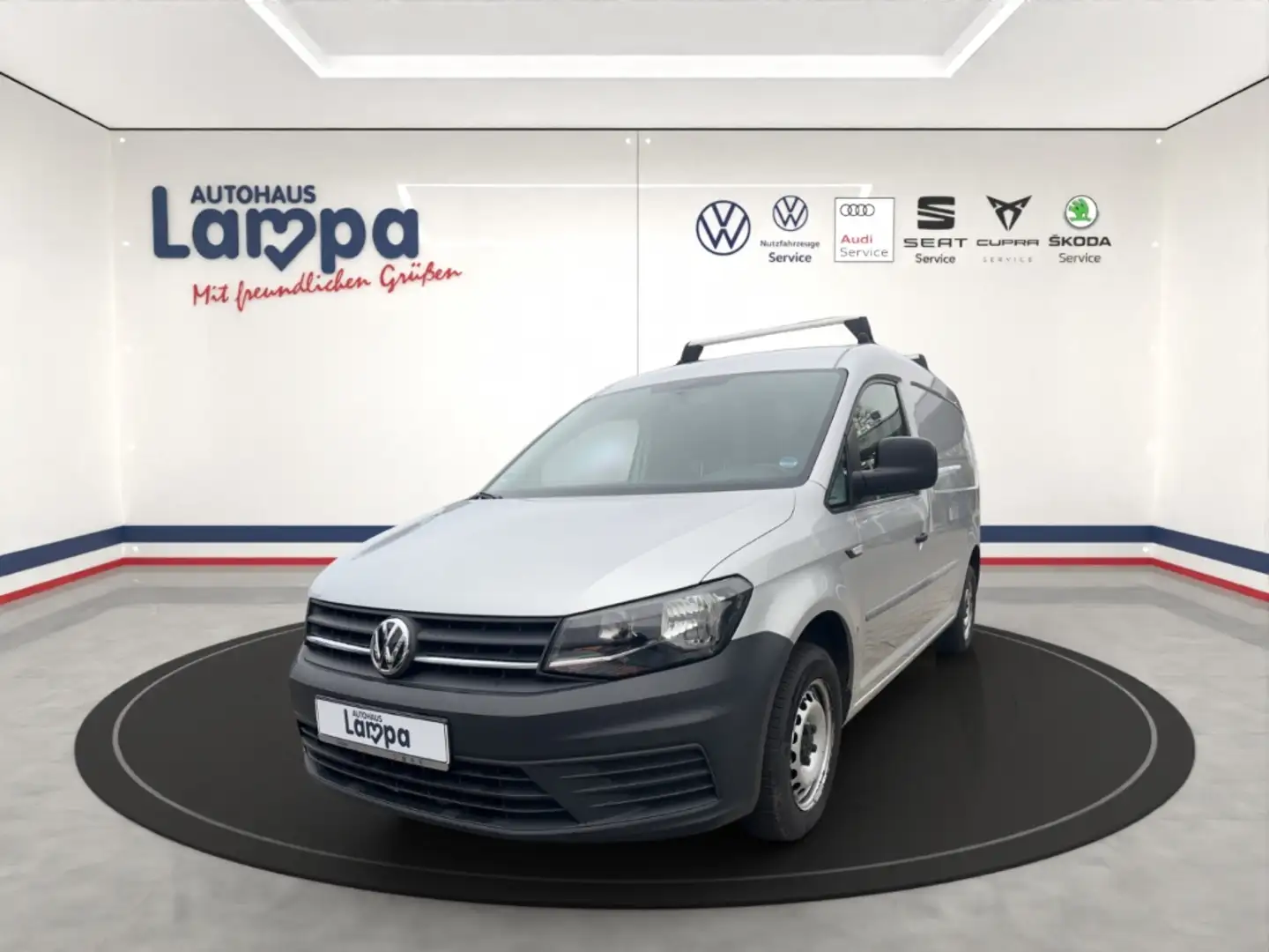 Volkswagen Caddy Kasten 2.0 TDI 5-Gang AHK,PDC,BT,AC Silber - 1