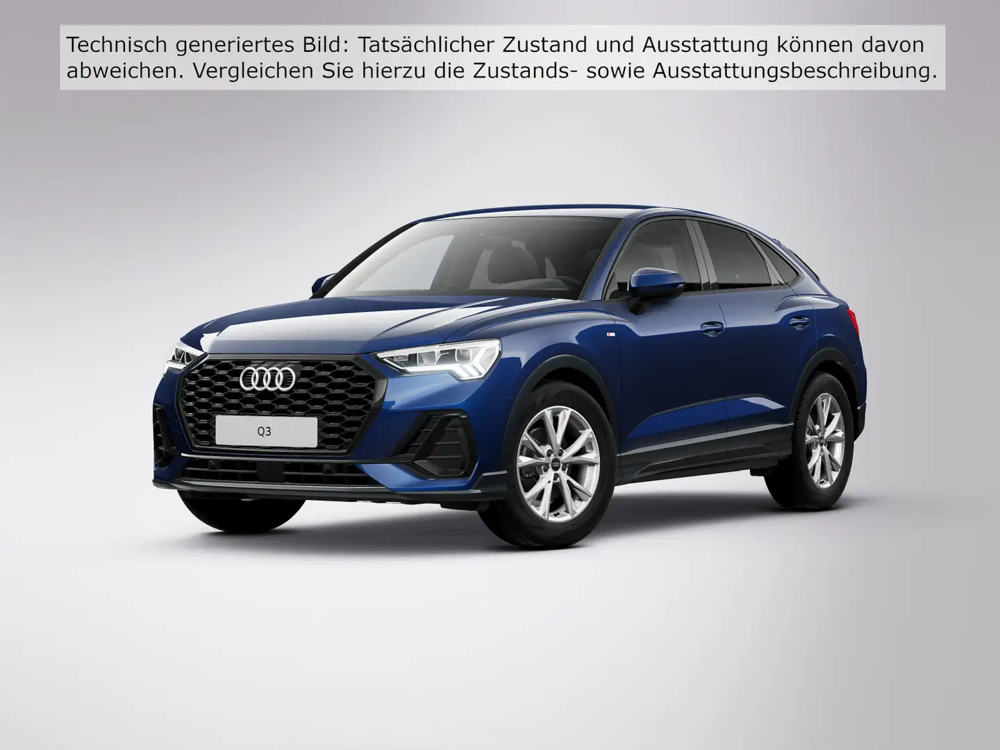 Audi Q3 35 TFSI S LINE LED KAMERA AHK ALCAN Blau - 2