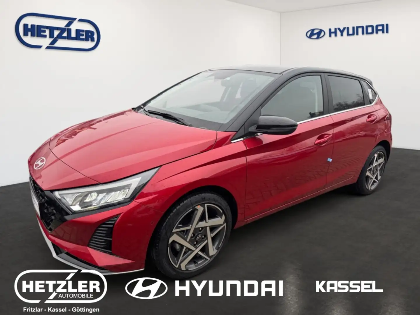 Hyundai i20 Prime Mild-Hybrid 2WD 1.0 T-GDI EU6d Navi digitale Rood - 1