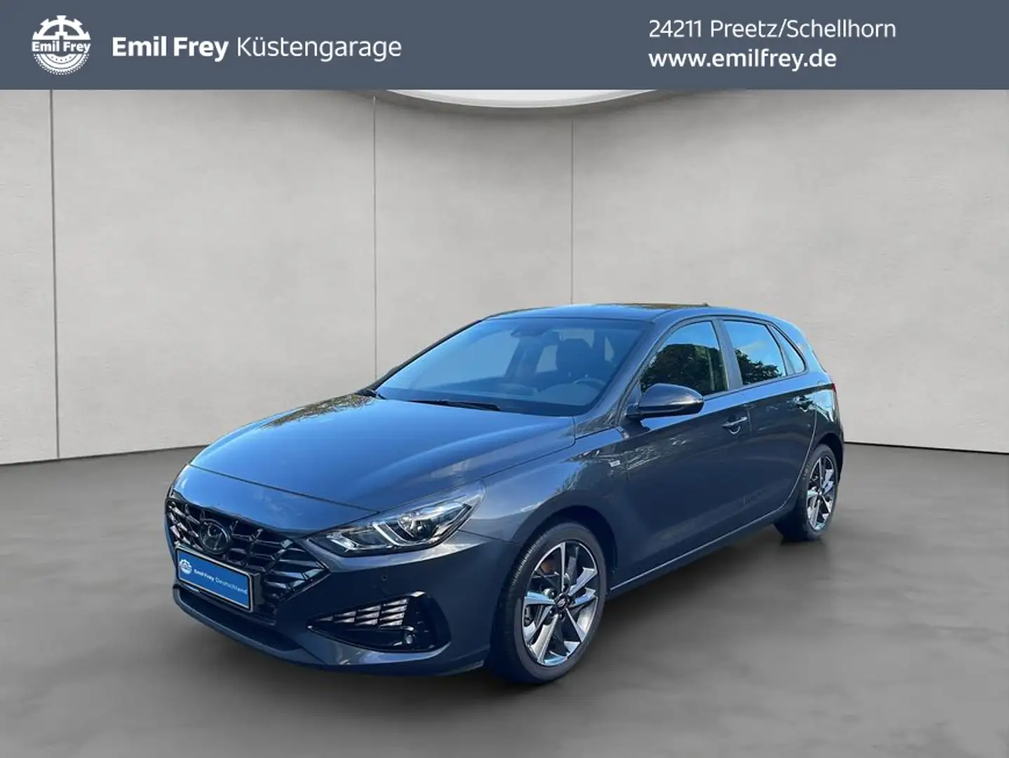 Hyundai i30 1.0 T-GDI 48V-Hybrid Trend GRA SHZ RFK CarPl Grijs - 1