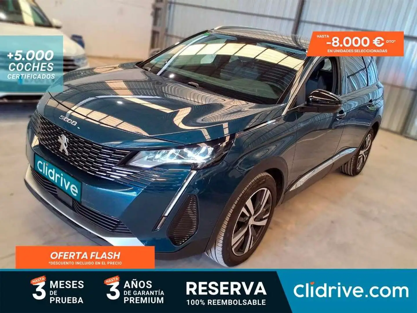 Peugeot 5008 2.0 BlueHDi 133kW S&S GT EAT8 Azul - 1