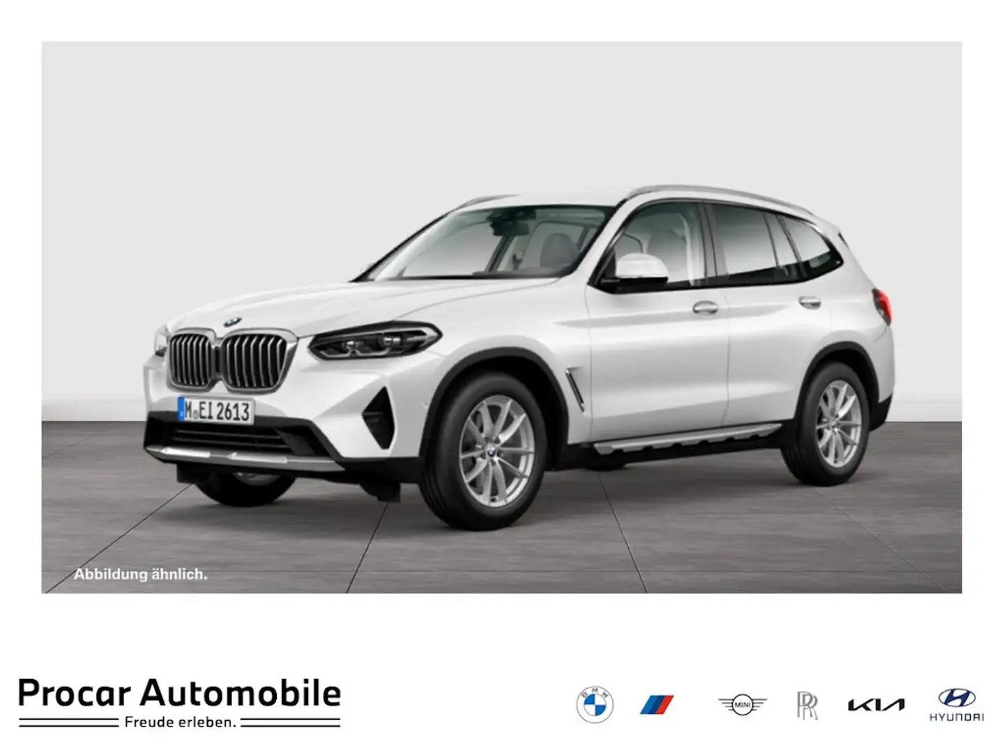 BMW X3 xDrive20d Live Cockpit Prof.+LED+Sportsitze+RFK+SH Blanc - 1