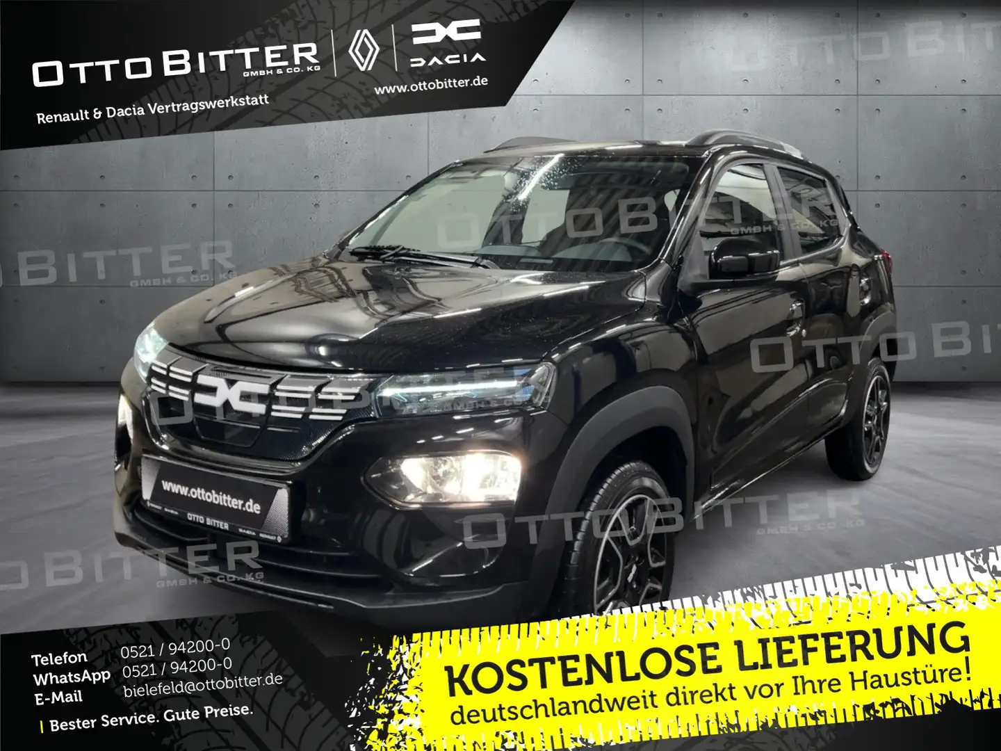 Dacia Spring Essential KLIMA/KAMERA/NAVI Schwarz - 1