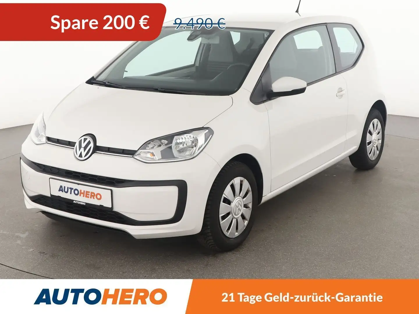 Volkswagen up! 1.0 Move up! BlueMotion*TEMPO*KLIMA*GARANTIE* Weiß - 1