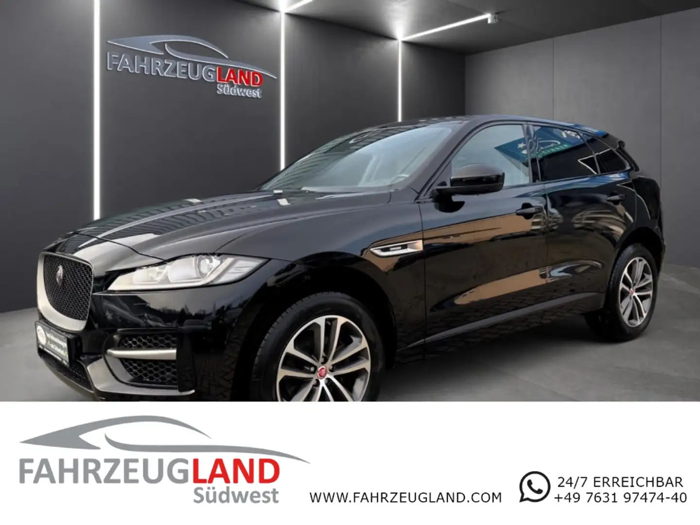 Jaguar F-Pace R-Sport AWD AHK LM 19 Zoll Navigationssystem Pro I Noir - 1