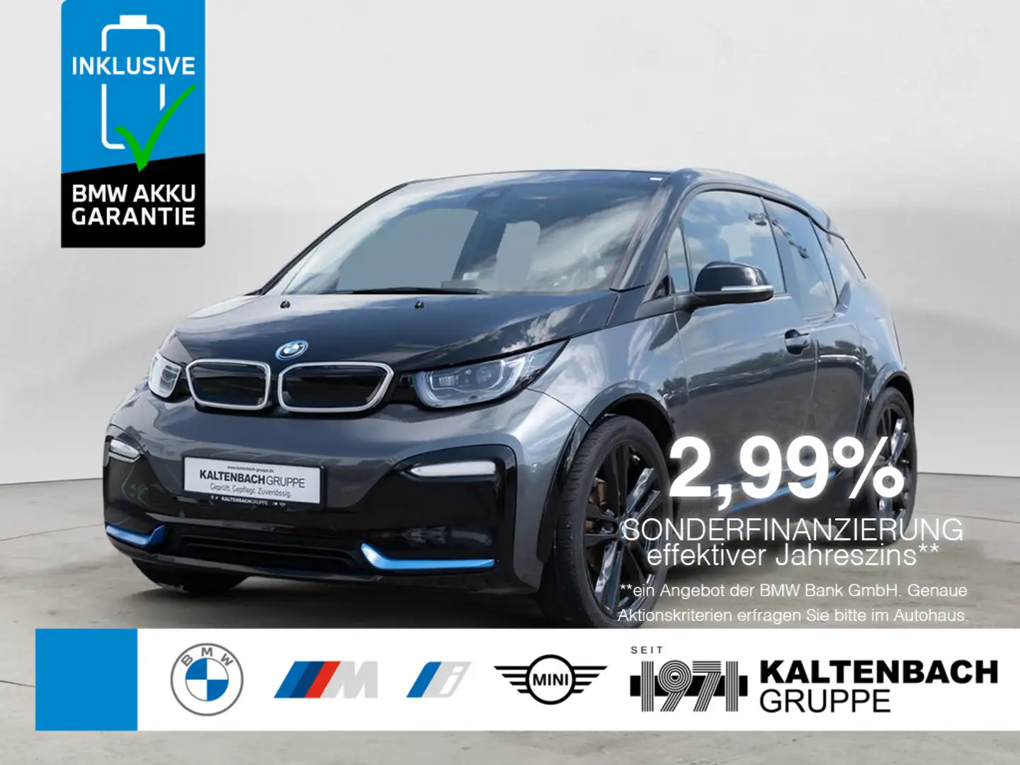 BMW i3 s 120Ah ACC HGSD H/K KAMERA LED NAVI SHZ Grijs - 1