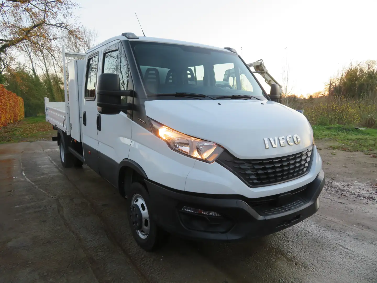 Iveco Daily 35C16 3.0 - Dubbel cabine - Kipper Blanc - 1