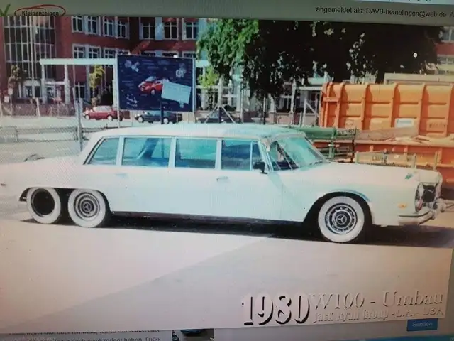 Mercedes-Benz S 600 W100 pullmann von Playboy chef Häfner.Doppel Ax