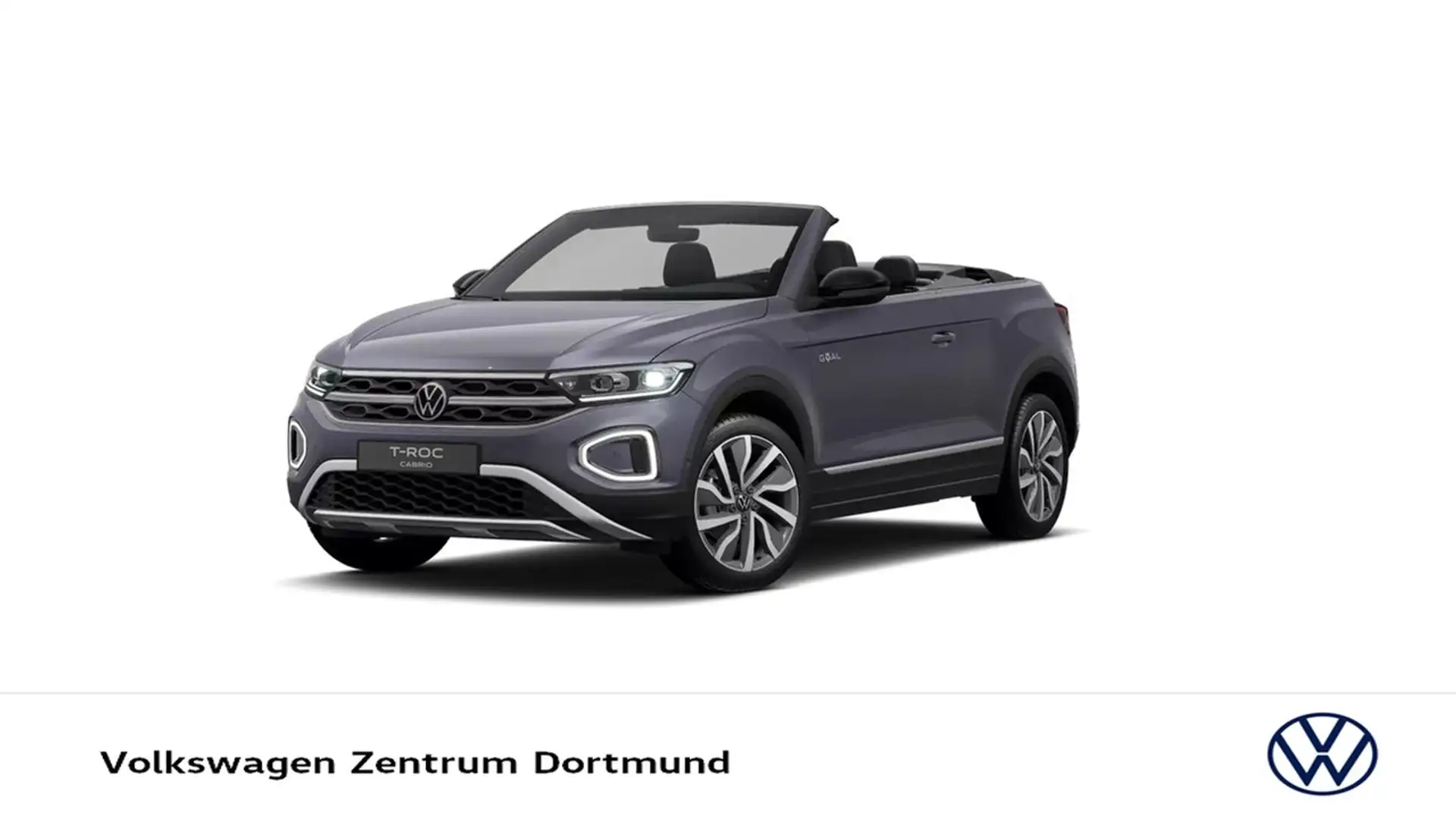 Volkswagen T-Roc Cabriolet 1.5 GOAL ACC LM18 NAVI SITZHEIZ. Gris - 2