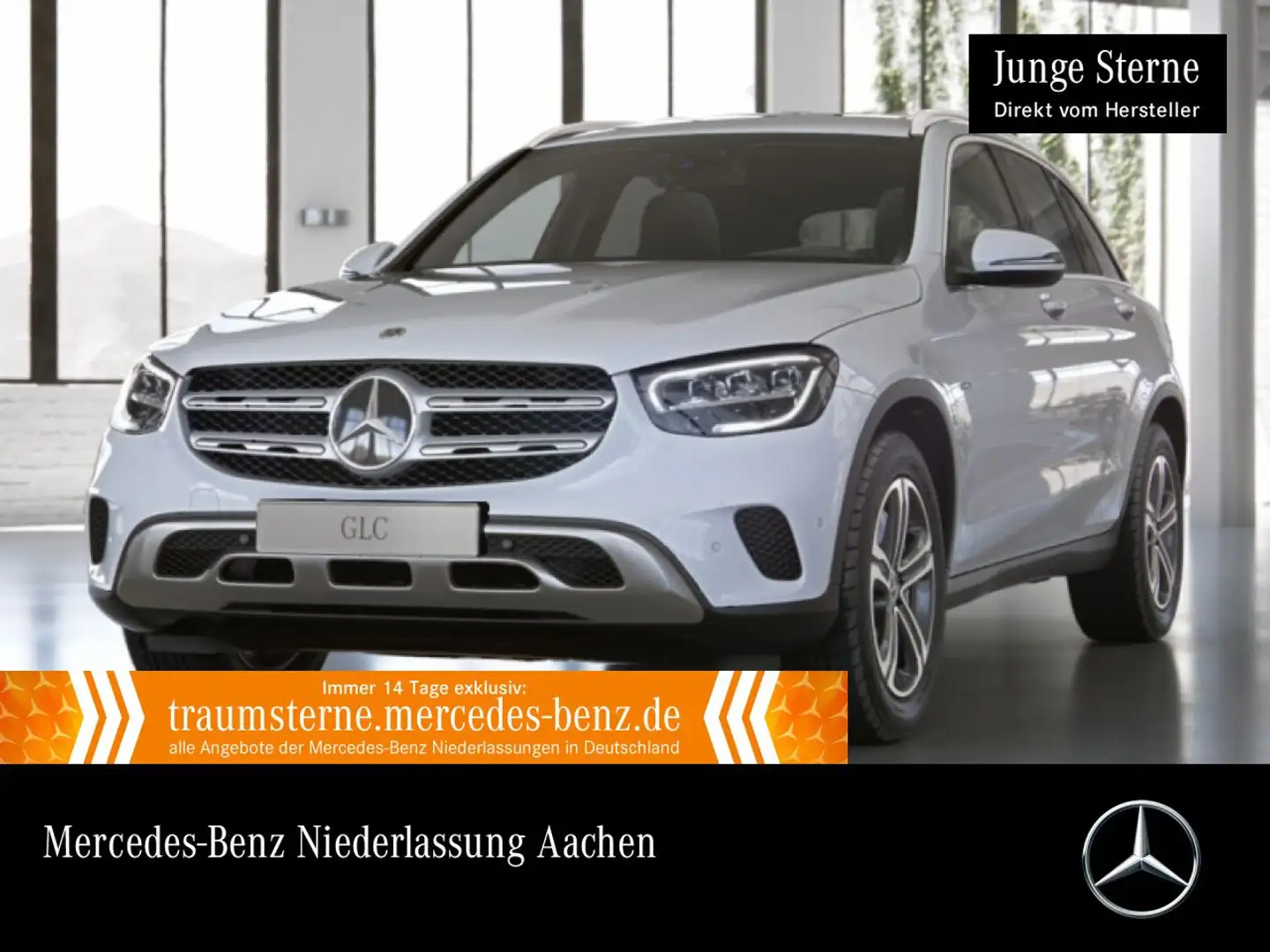 Mercedes-Benz GLC 300 de 4M AHK+LED+KAMERA+SPUR+TOTW+KEYLESS+9G Wit - 1