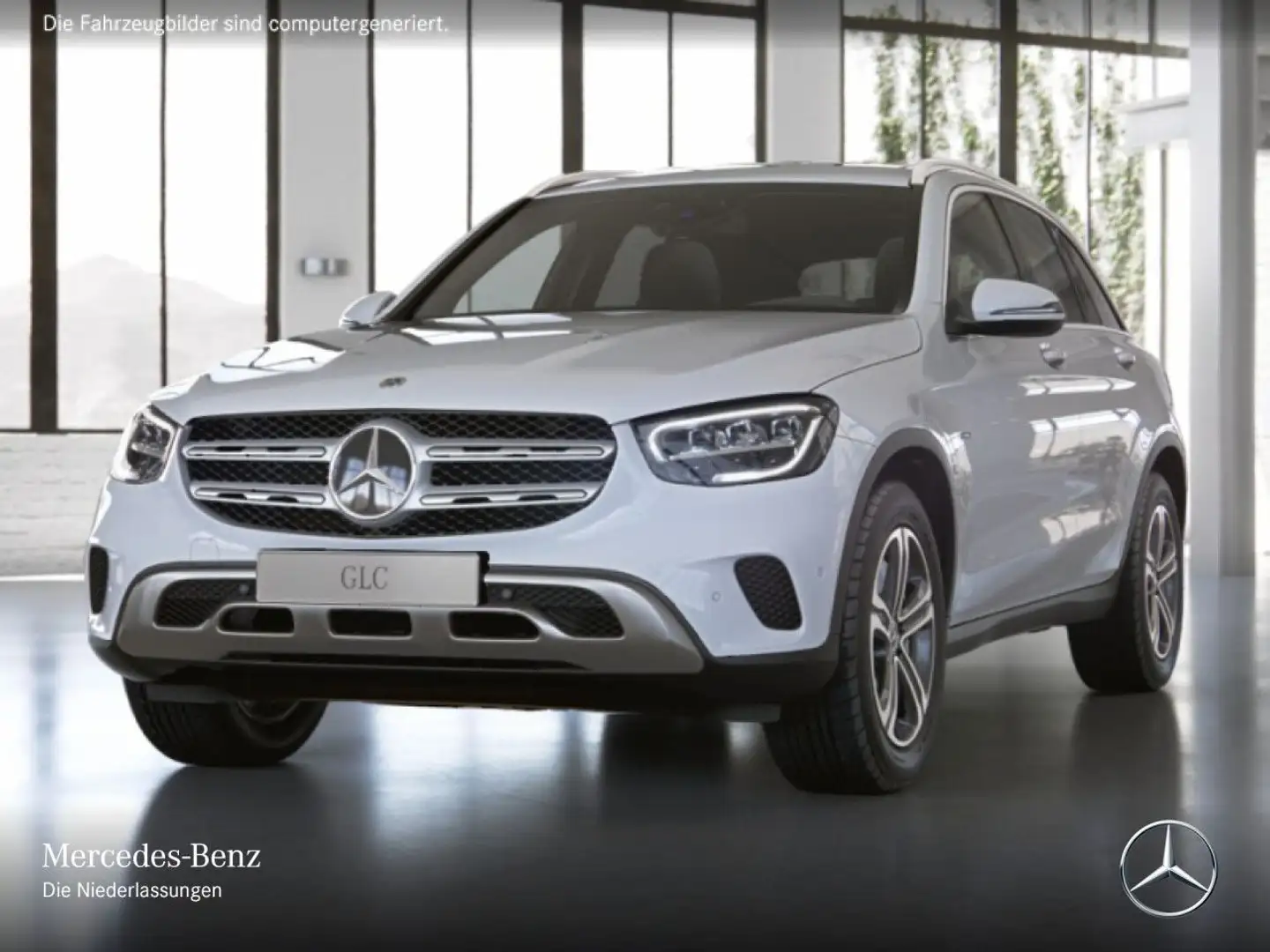 Mercedes-Benz GLC 300 de 4M AHK+LED+KAMERA+SPUR+TOTW+KEYLESS+9G Wit - 2