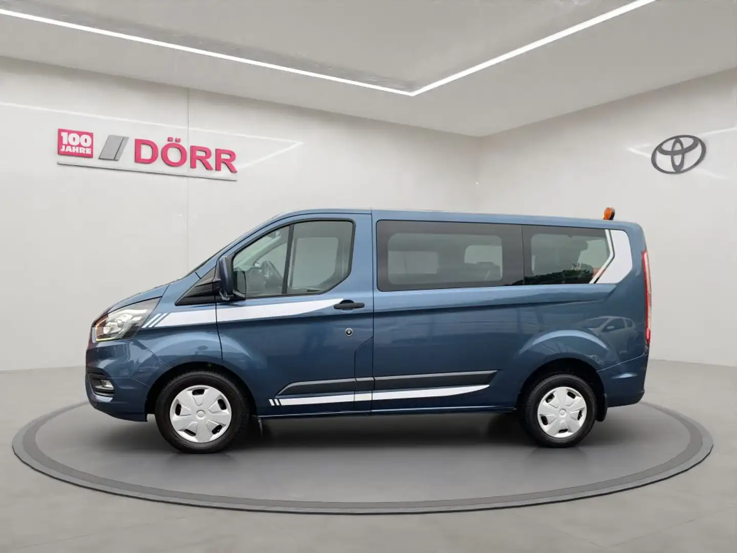 Ford Transit Custom 320 L1H1 Automatik/Standheizung/Trittbrett* Blau - 2