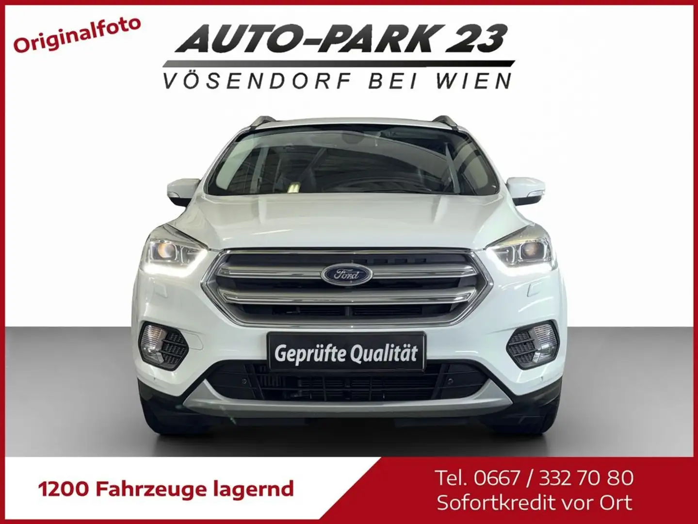 Ford Kuga Kuga TDCi Titanium Aut.**KAMERA*NAVI*LEDER*MOD2018 Weiß - 2