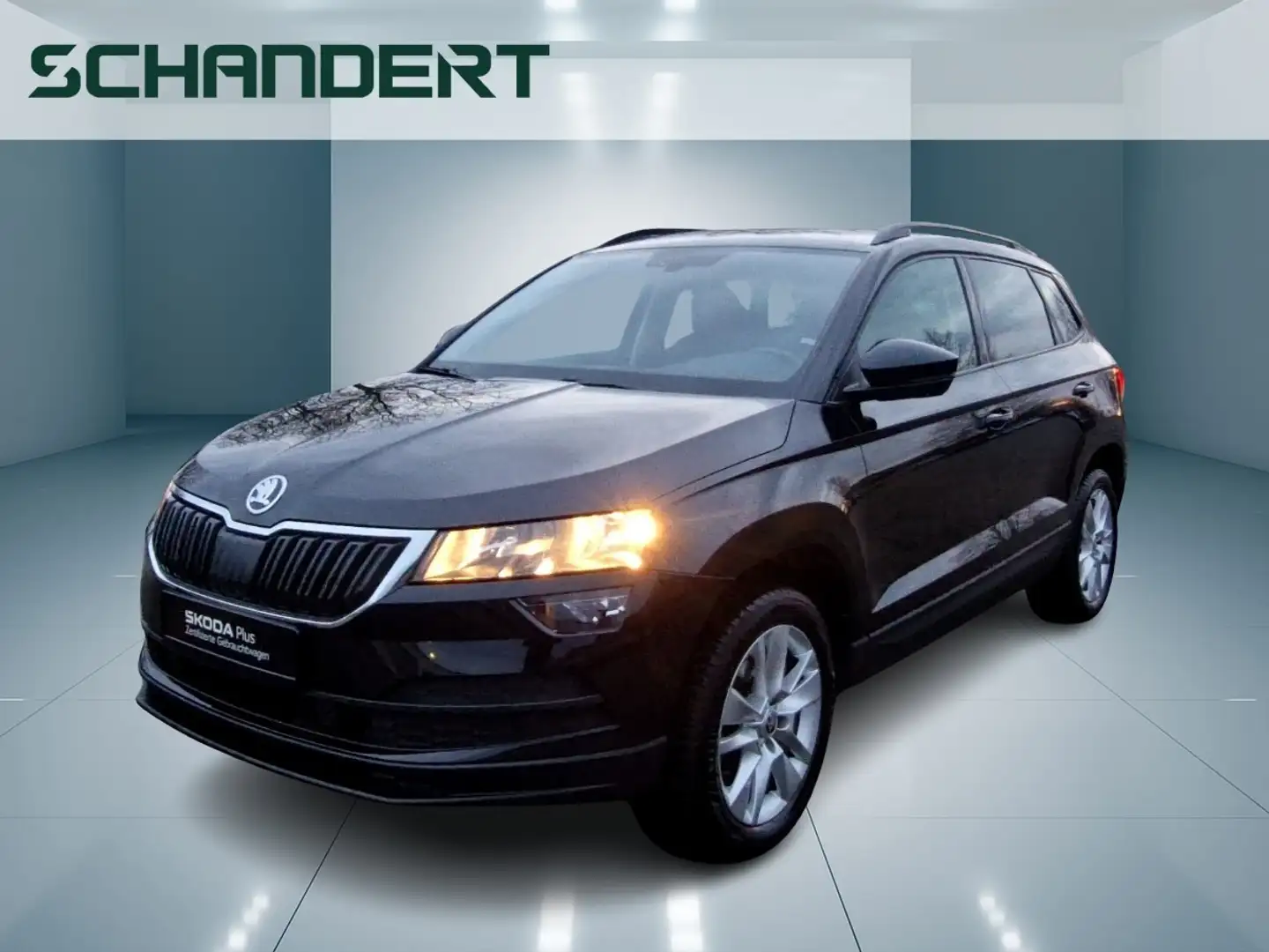 Skoda Karoq 1.5 TSI Ambition Navi ACC AHK Klimaautomatik Schwarz - 1