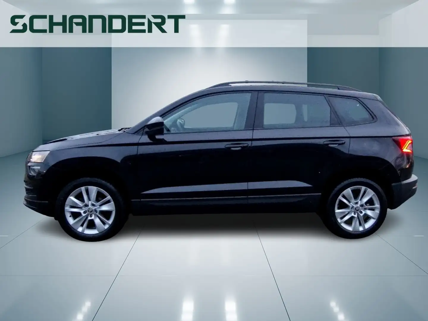 Skoda Karoq 1.5 TSI Ambition Navi ACC AHK Klimaautomatik Schwarz - 2