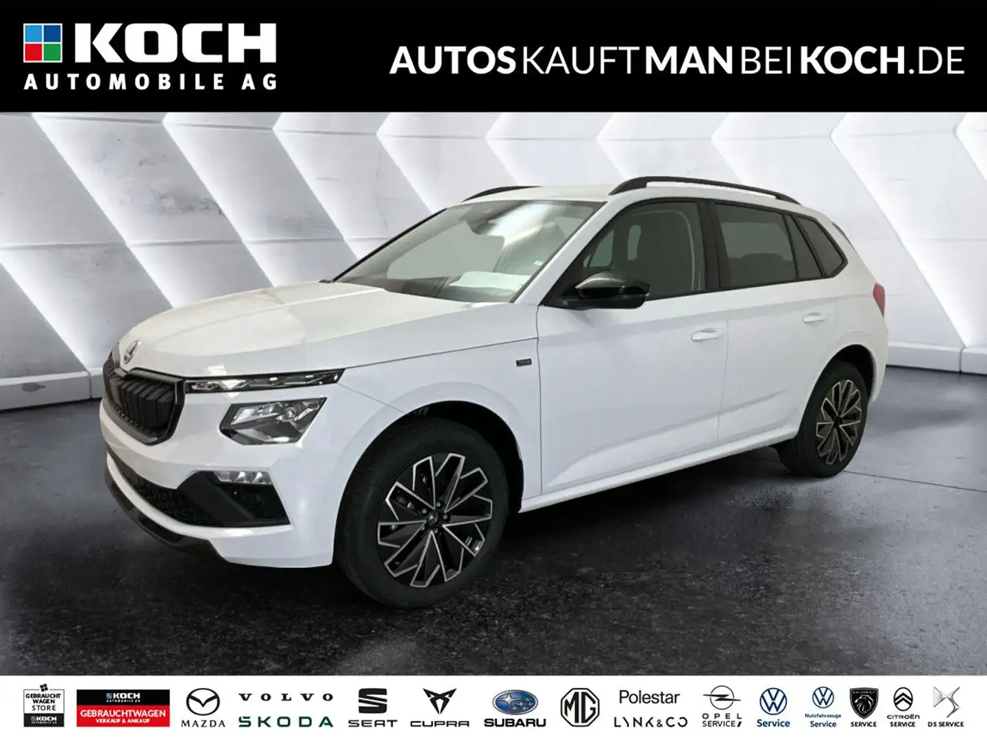 Skoda Kamiq 1.5 TSI DSG Tour ACC FAHRASSIST PLUS BLACK Weiß - 1