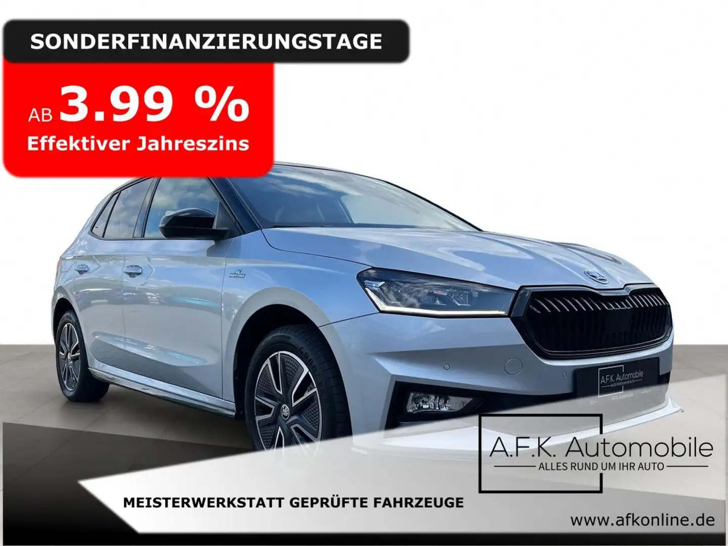 Skoda Fabia 1.0 TSI | MONTE CARLO | 5 J.-GARANTIE | Silber - 1