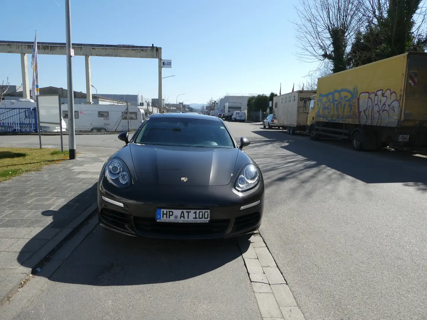Porsche Panamera Diesel Brun - 1