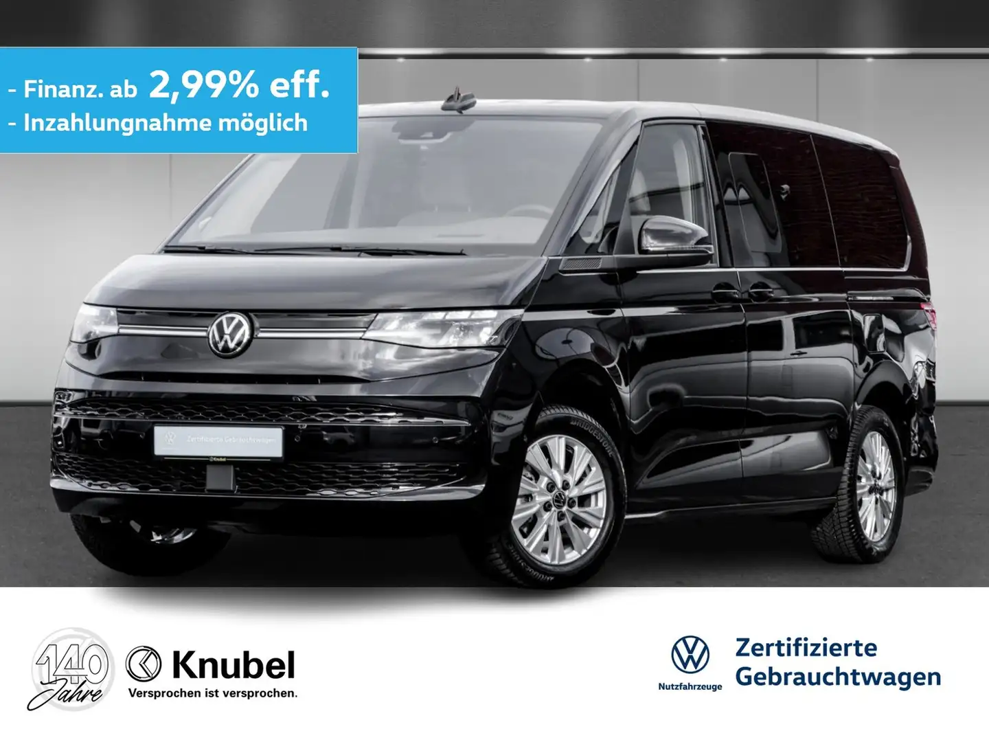Volkswagen T7 Multivan Life 2.0 TDI DSG LÜ Standhz AHK Navi LED Schwarz - 1