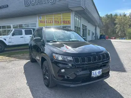 Black 2025 Jeep Compass Altitude 4WD SUV / Crossover 8-Speed Automatic