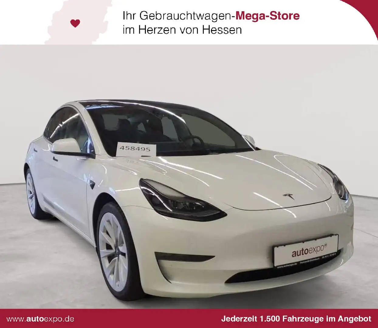 Tesla Model 3 Langstreckenbatt. Allradantrieb Dual Motor Weiß - 1