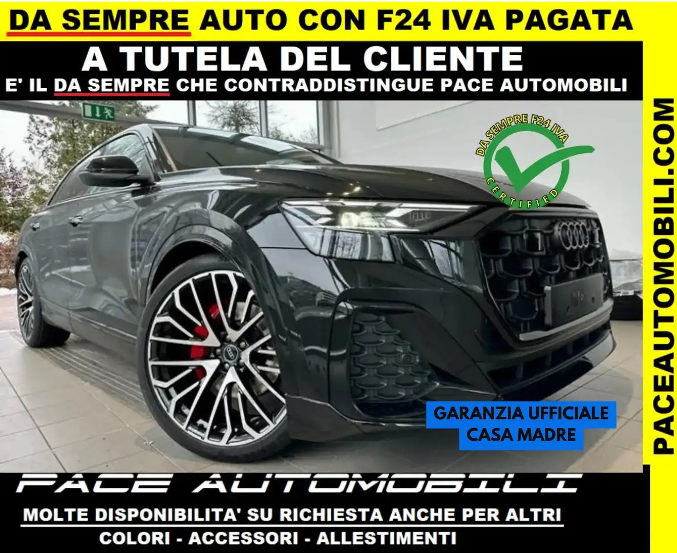 Audi Q8 SEDILI RS SLINE S LINE S-LINE COMPETITION 23"TETTO Nero - 1