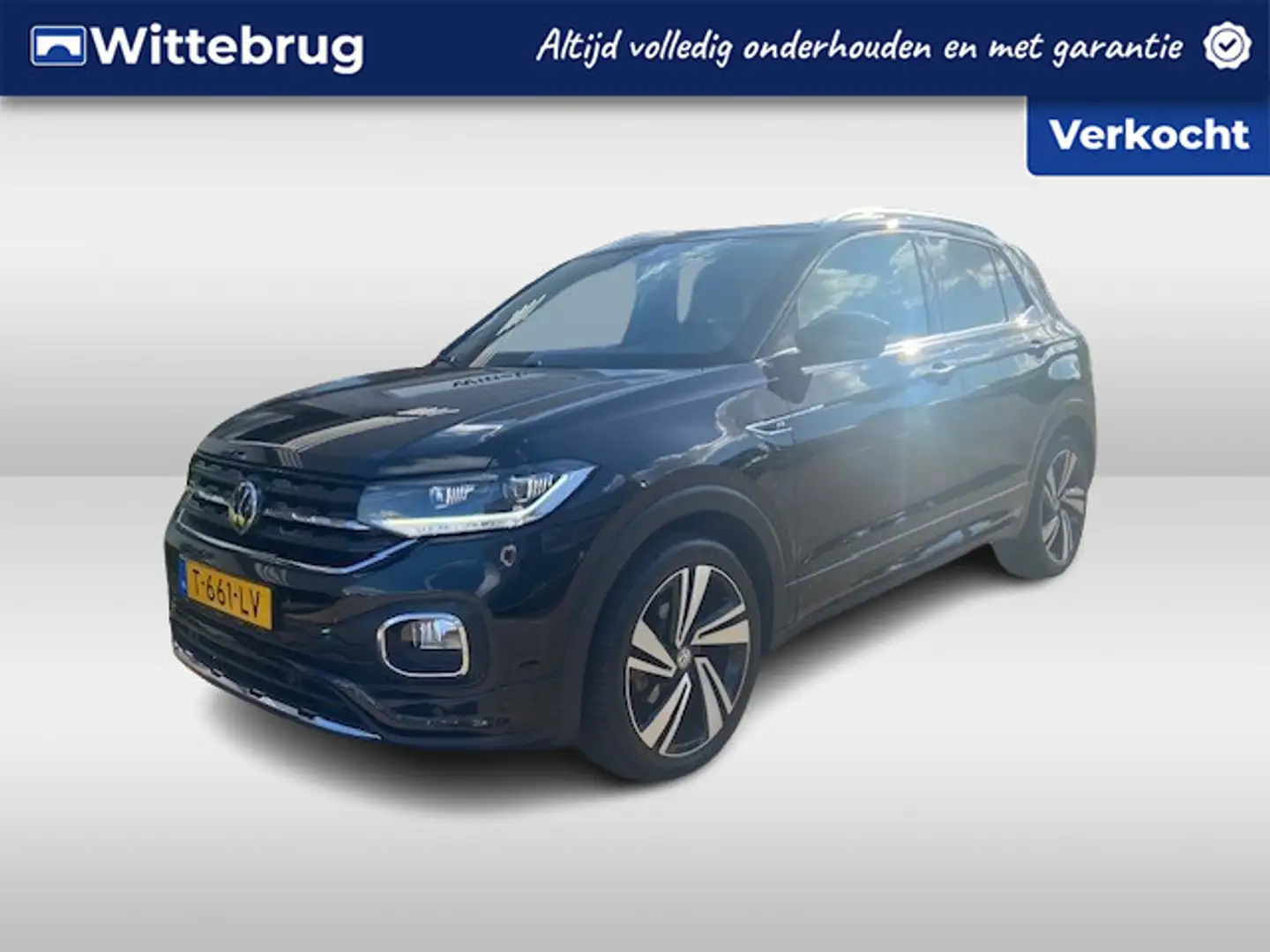 Volkswagen T-Cross 1.0 TSI 116pk DSG R-Line / Virtual Cockpit / 18" L Zwart - 1