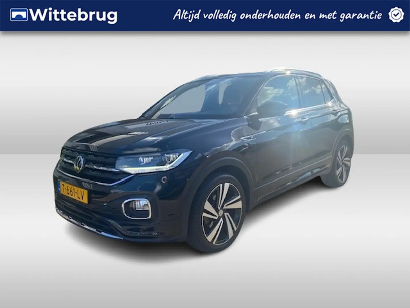 Volkswagen T-Cross 1.0 TSI 116pk DSG R-Line / Virtual Cockpit / 18" L Zwart - 1