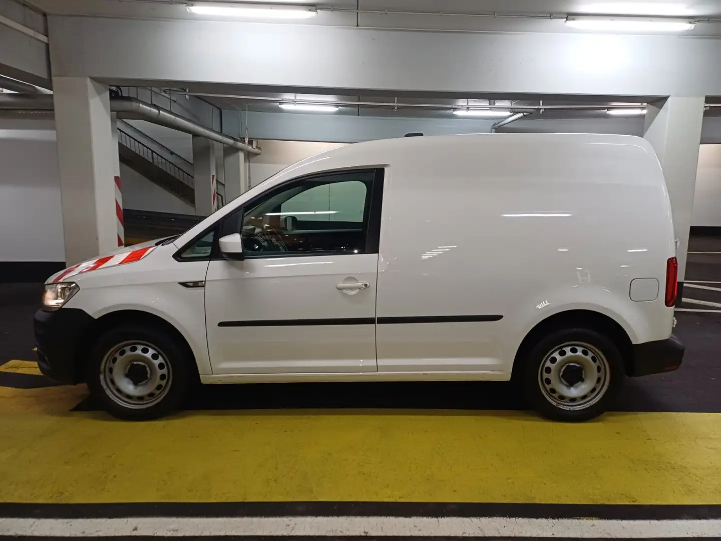 Volkswagen Caddy Kasten(ErdgasCNG)Benzin*Schrank*Navi*Klima Weiß - 1