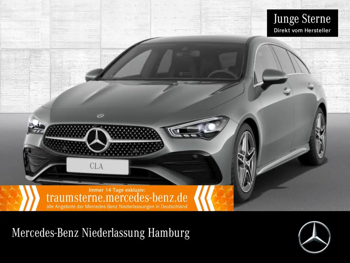 Mercedes-Benz CLA 200 AMG+PANO+360°+AHK+MULTIBEAM+BURMESTER+HUD Grau - 1