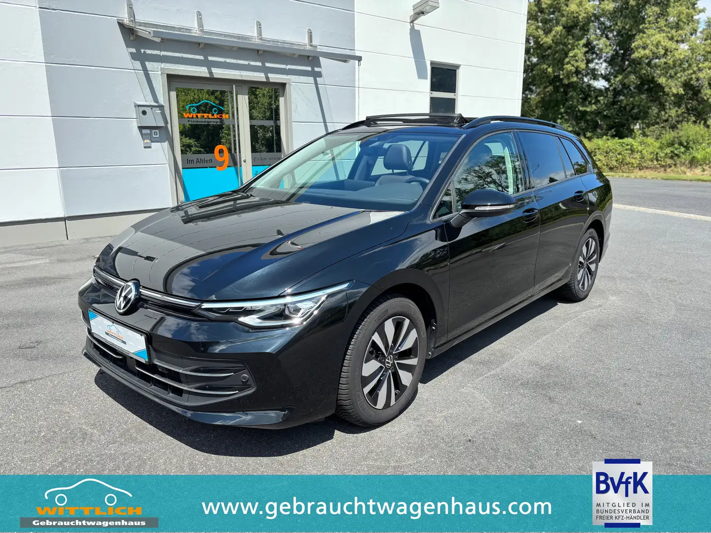 Volkswagen Golf Variant 1.5 TSI - "GOAL" +Schiebedach, +LED, +Garantie Zwart - 1