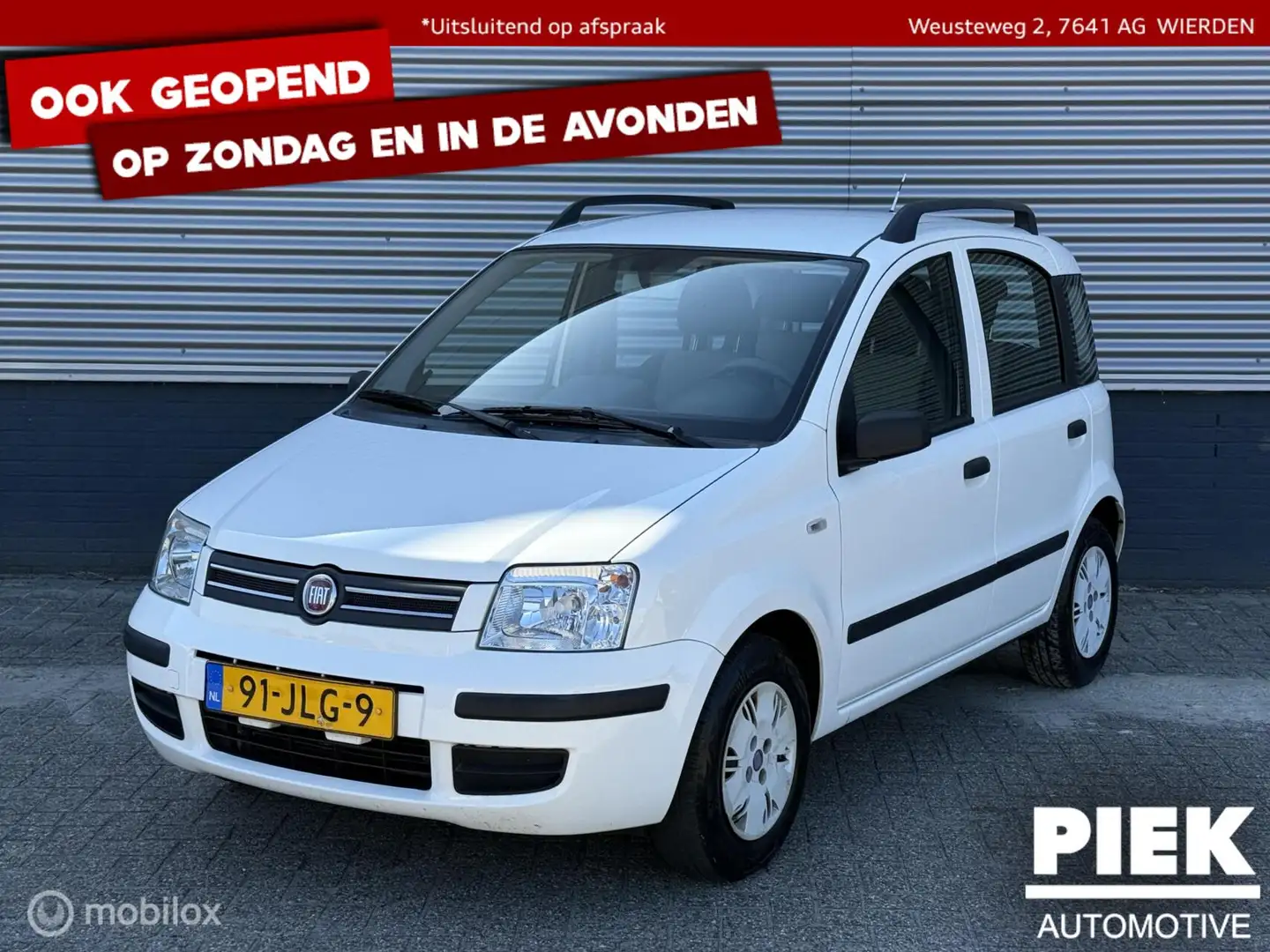 Fiat Panda 1.2 Emotion AIRCO Blanc - 1