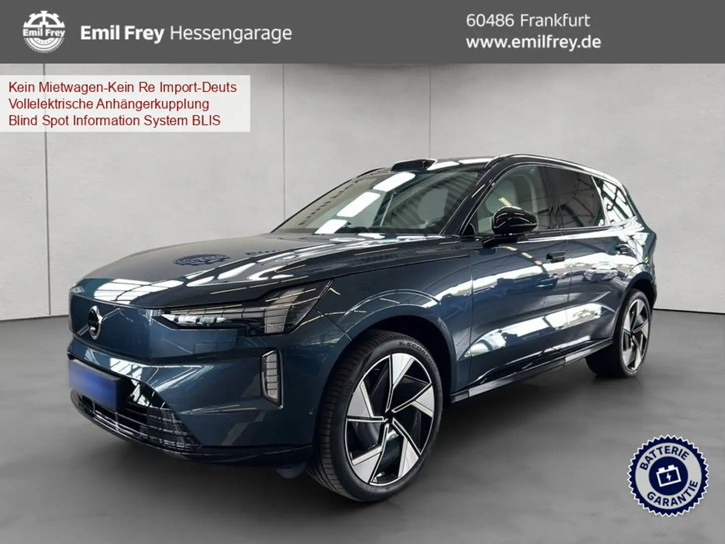 Volvo EX90 Twin Motor AWD Ultra 7-Sitzer 22'' B&W Leder Blau - 1