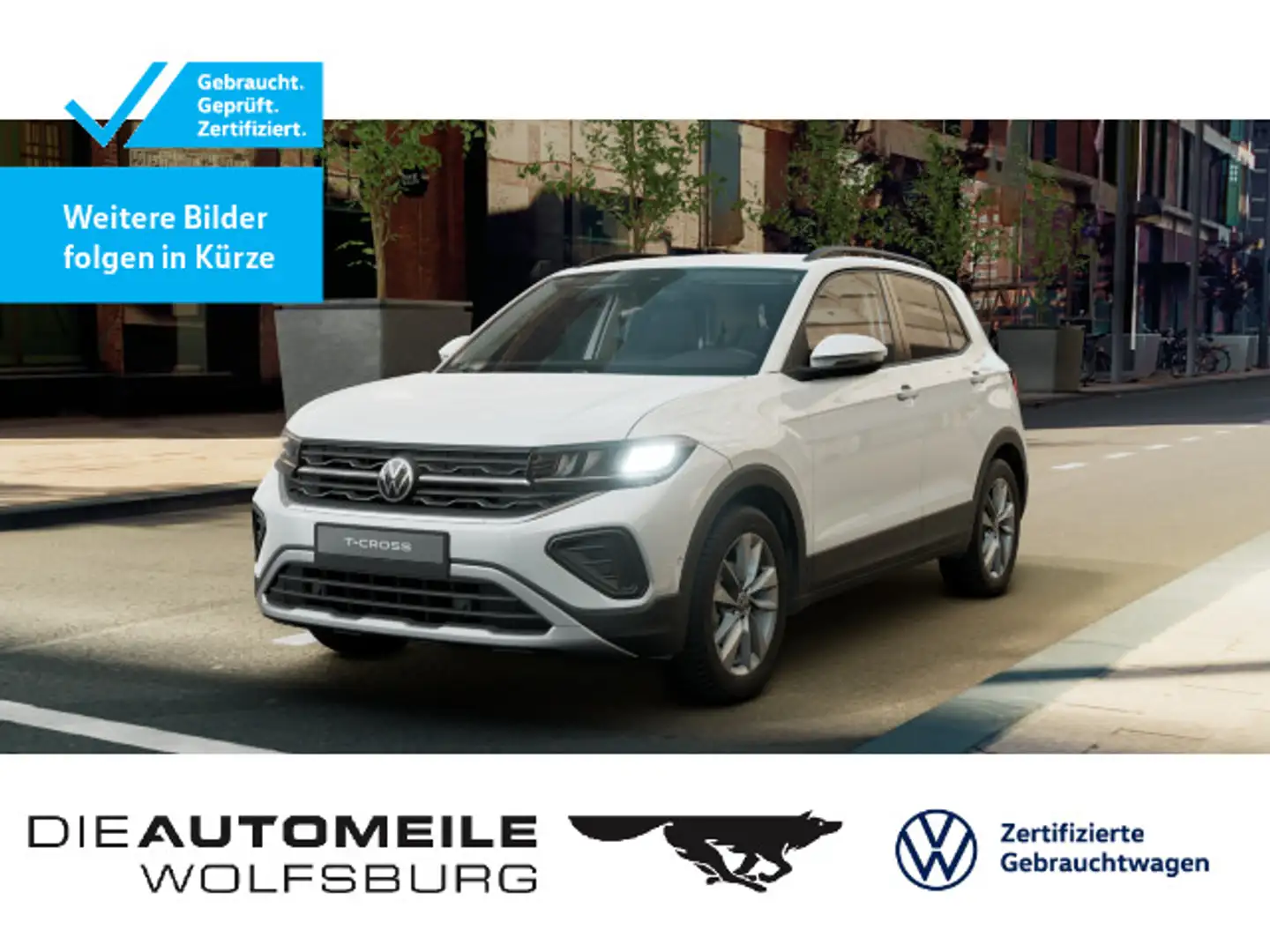 Volkswagen T-Cross 1.0 TSI Life LED7ACC/Beats Weiß - 1