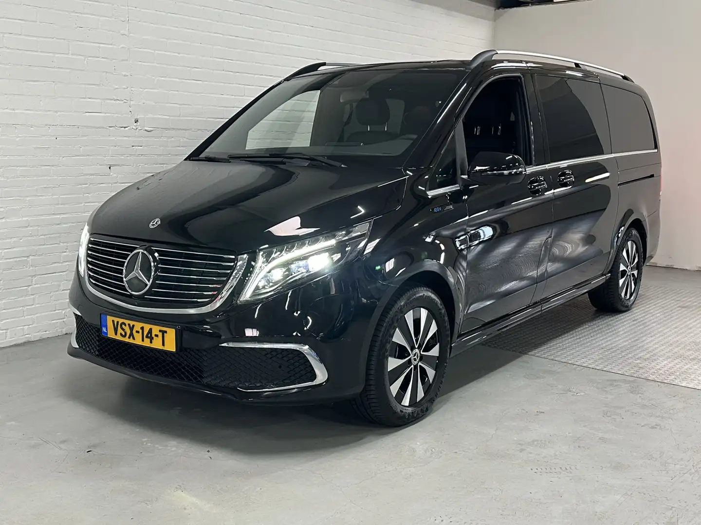 Mercedes-Benz EQV 300 L2 90kWh DC LEER /CRUISE / VOLE OPTIES Negro - 2