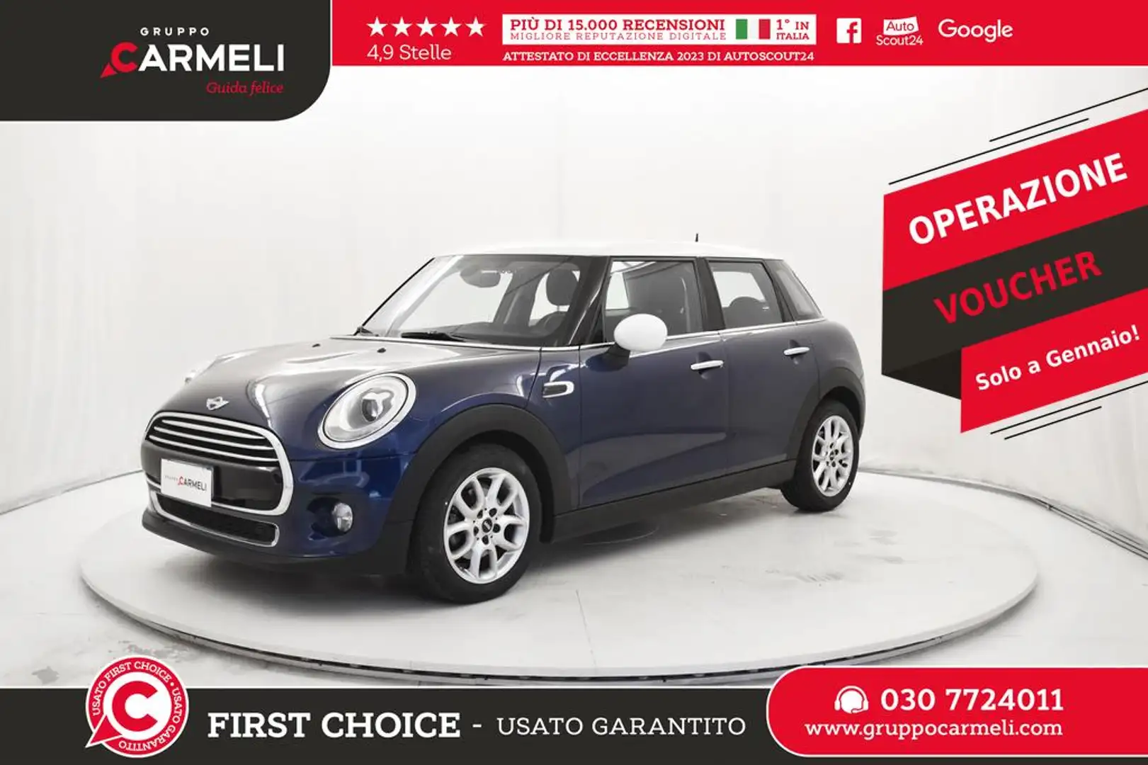 MINI Cooper D 1.5 D Cooper D Bleu - 1