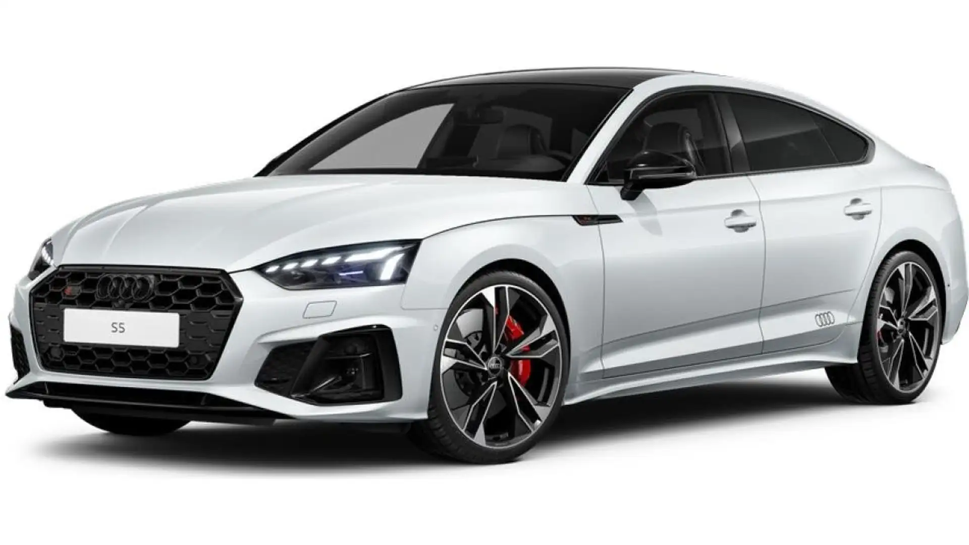 Audi S5 Sportback LASER 20 S-SITZE PANO HEAD-UP AHK UMGEBU Weiß - 1
