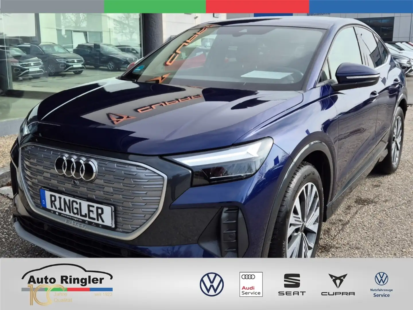 Audi Q4 e-tron Sportback 40 e-tron+LEDER+NAVI+PDC+SHZ Bleu - 1