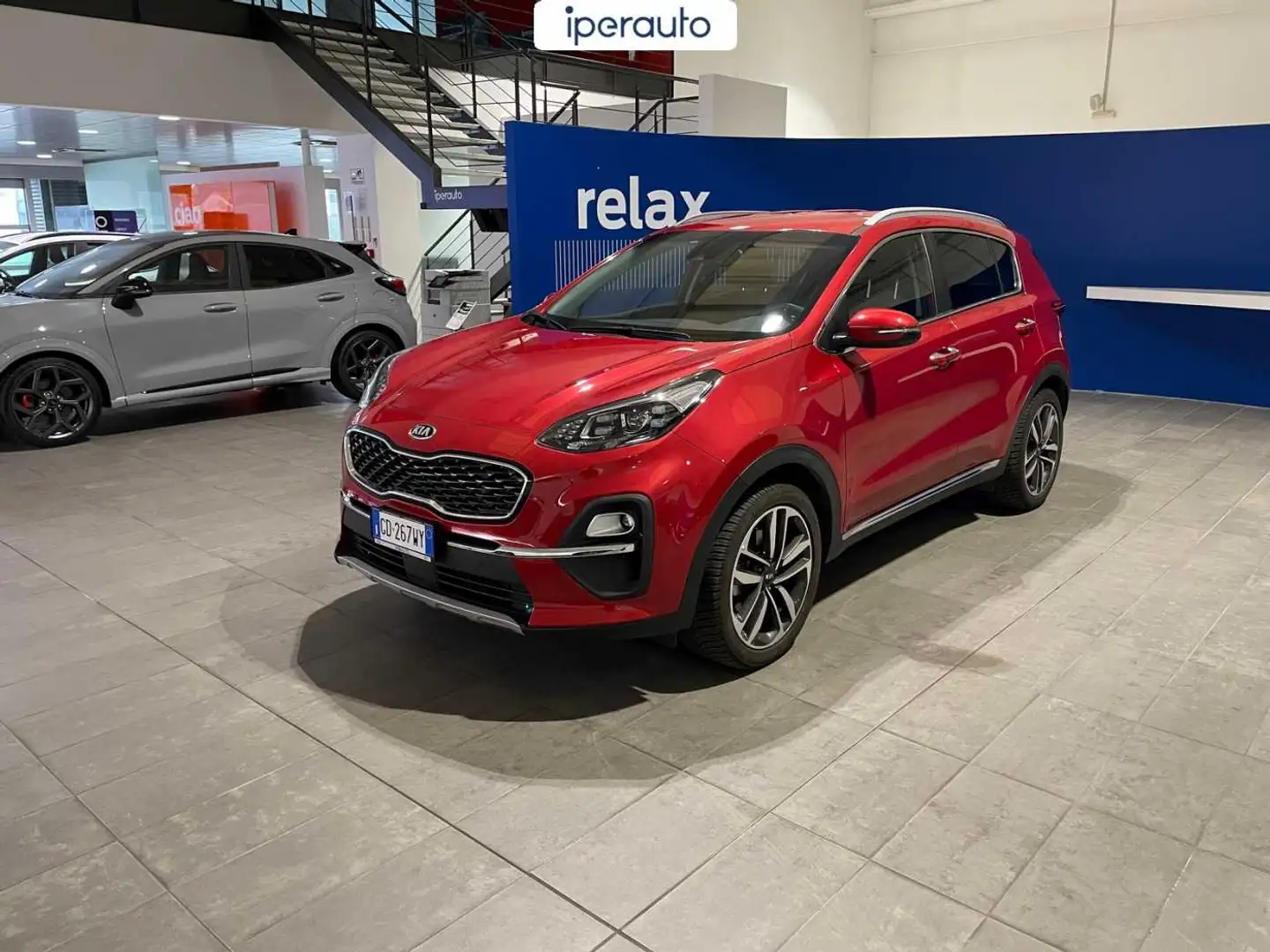 Kia Sportage 1.6 crdi mhev Style s/Techno pack 2wd 136cv dct Rood - 1