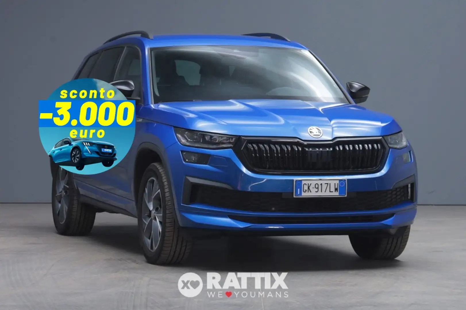 Skoda Kodiaq 2.0 TDI EVO Sportline DSG 7p.ti Bleu - 1