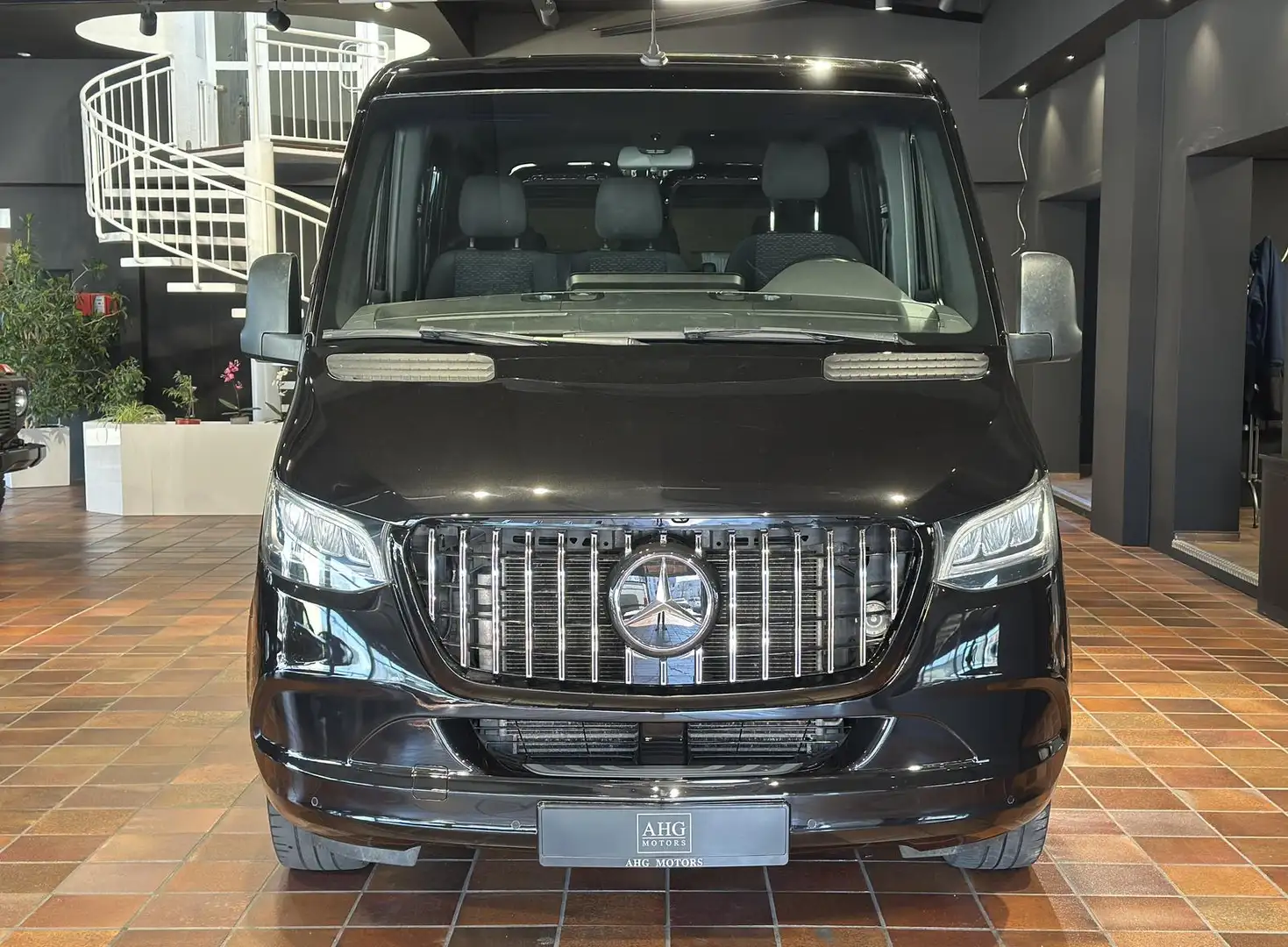 Mercedes-Benz Sprinter TOURER 319 V6 9-SITZE E-TÜR AHK-3,5T LED MBUX 10,2 Schwarz - 2