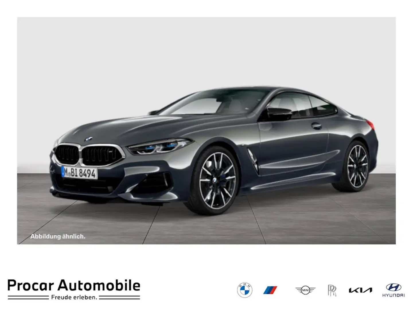 BMW M850 i xDrive Coupé HUD ACC 360°KAM RFK NAVI LED Grau - 1