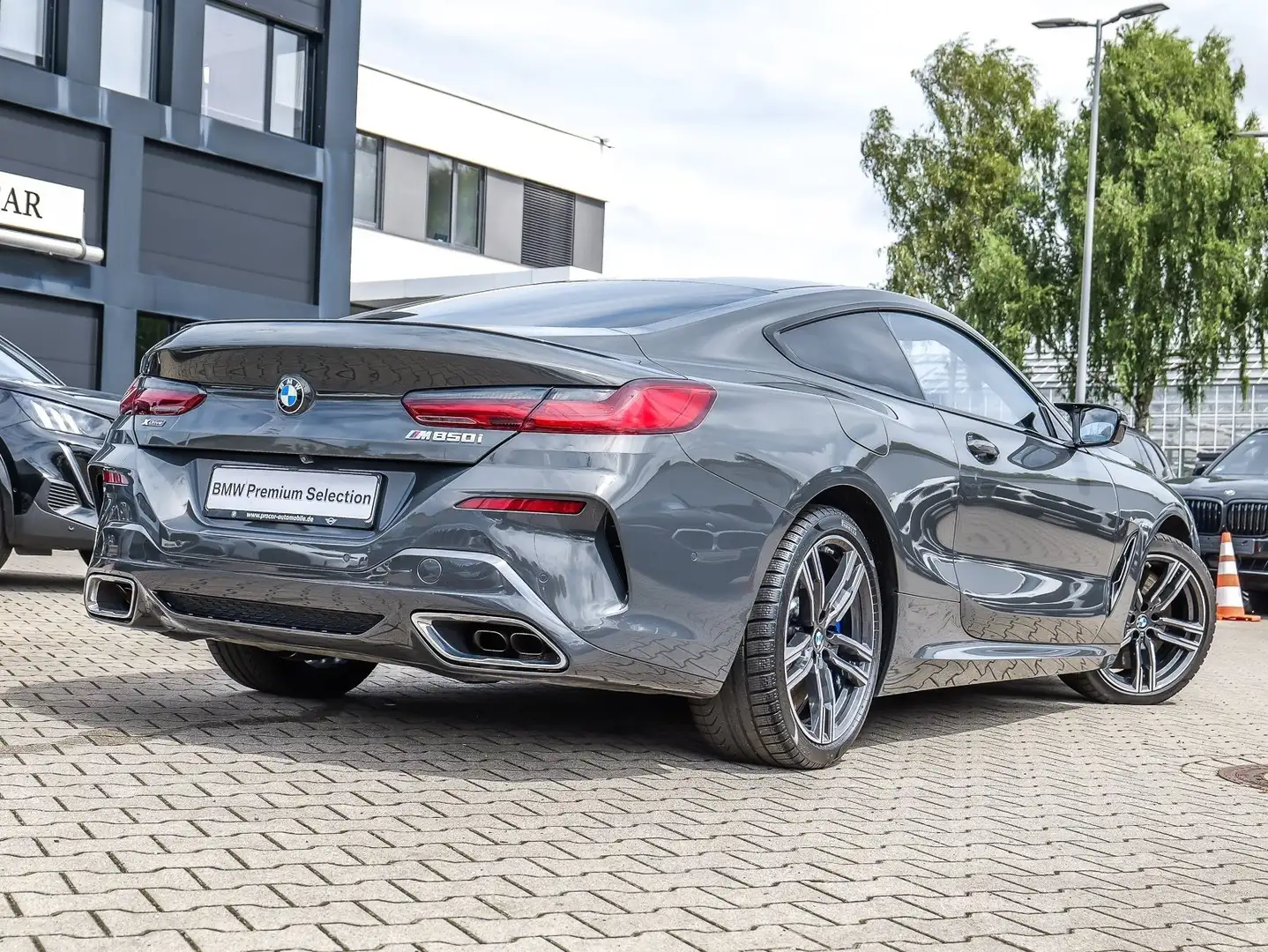 BMW M850 i xDrive Coupé M Sport HUD ACC 360°KAM RFK Gris - 2