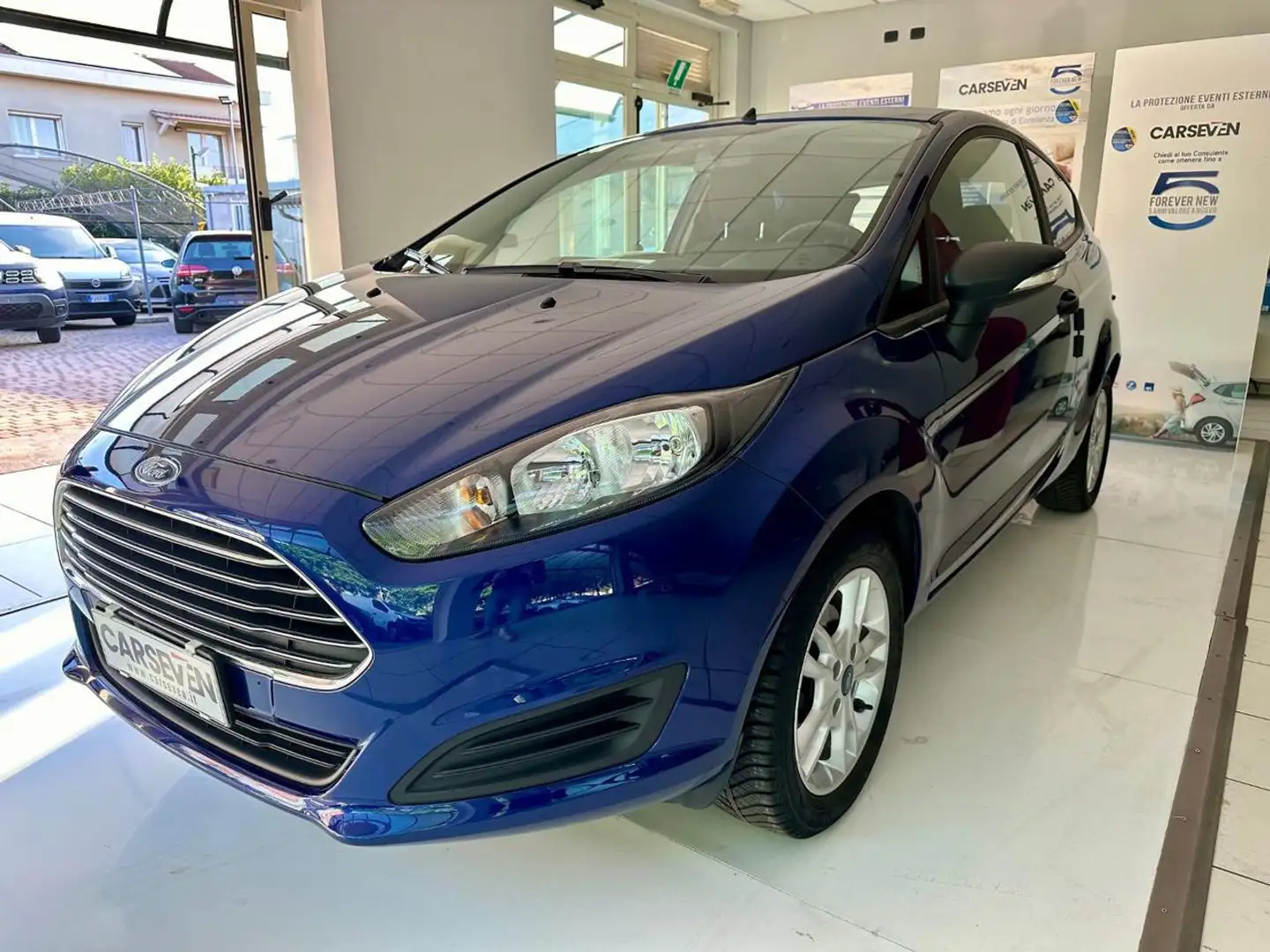 Ford Fiesta 1.2 60CV 3 porte #NEOPATENTATI Azul - 1