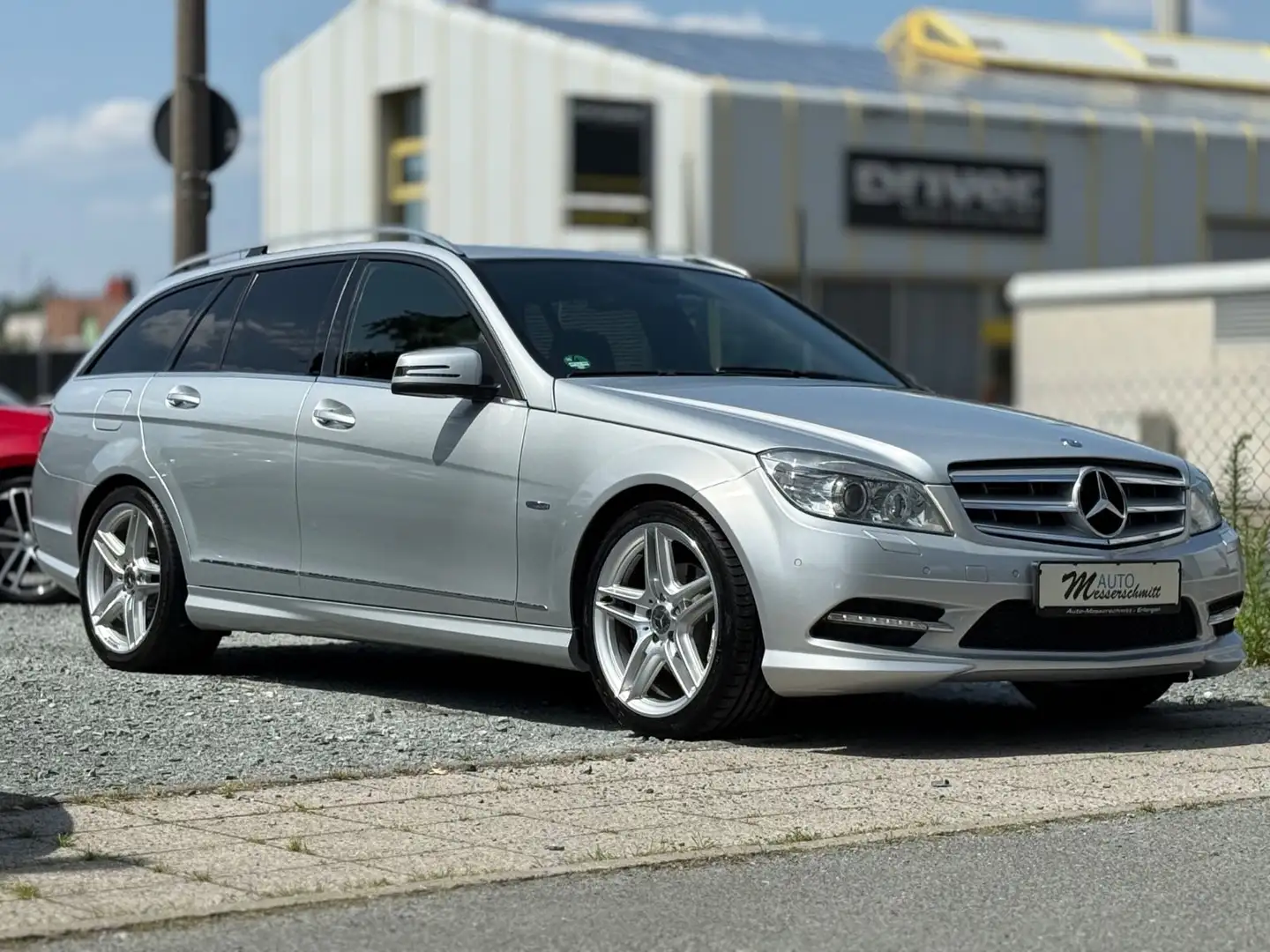 Mercedes-Benz C 200 T AUTOMATIK AMG PANO NAVI XENON Silber - 1