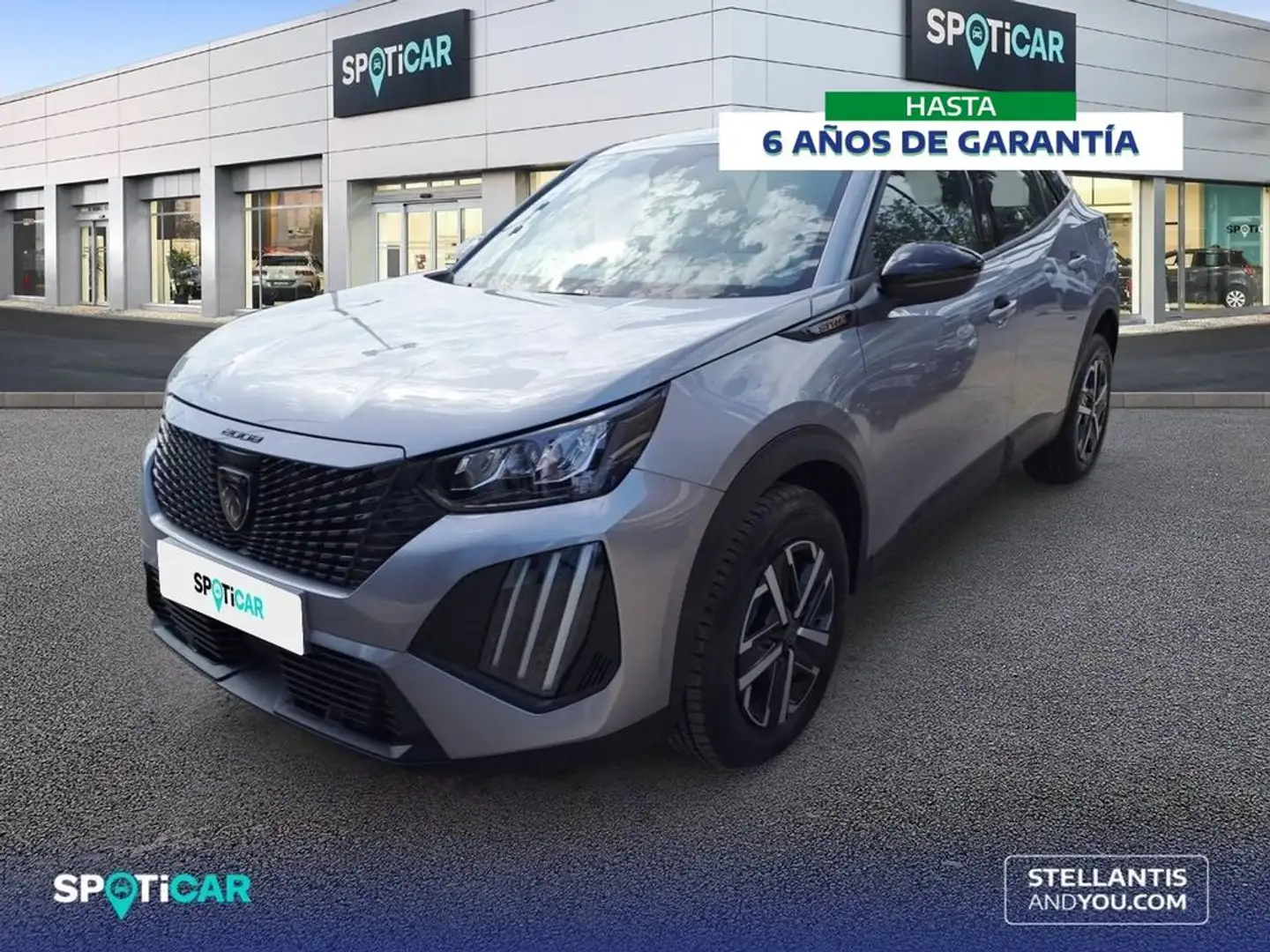Peugeot 2008 N Hybrid 145 eDCS6 Style Gris - 1