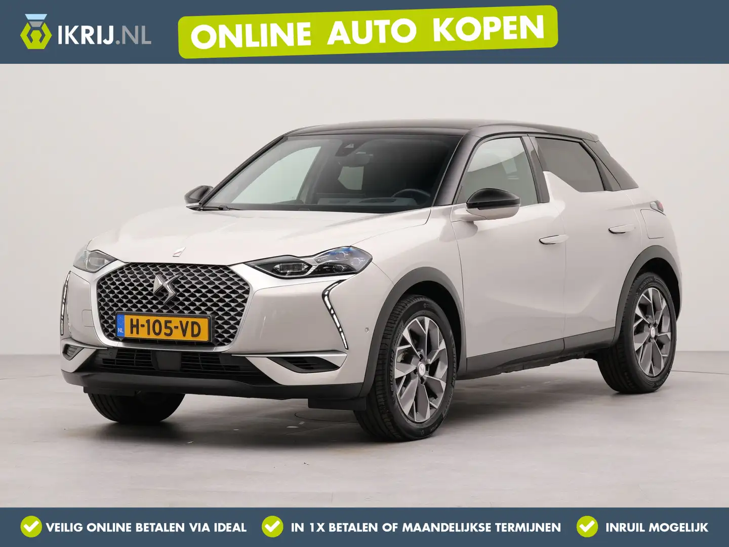 DS Automobiles DS 3 Crossback E-Tense Grand Chic 50 kWh | Apple Carplay| Navigat Gris - 1